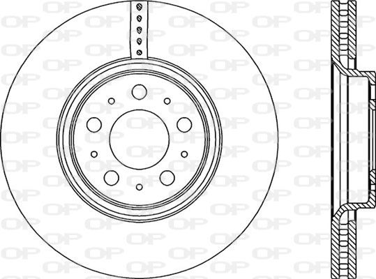 OPEN PARTS Тормозной диск BDR1976.20